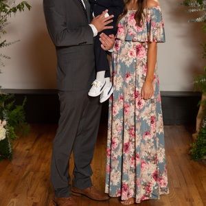 Long off the shoulder dress